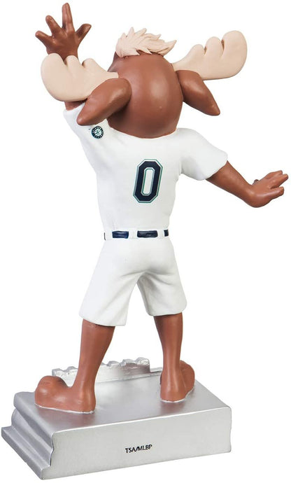 Seattle Mariners Moose 12" Mascot Logo Outdoor Garden Statue Resin Decoration Baseball