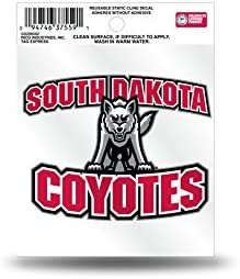 South Dakota Coyotes University of 3 Inch Static Cling Decal