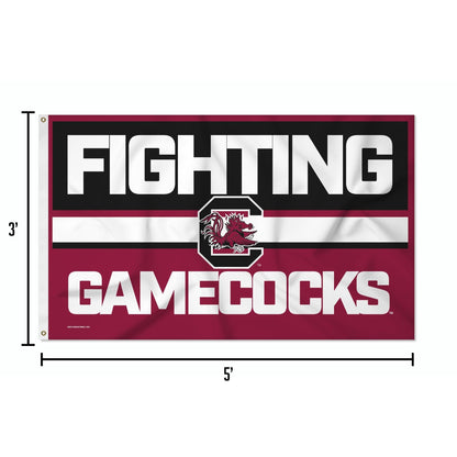University of South Carolina Gamecocks Premium 3x5 Feet Flag Banner, Bold Design, Metal Grommets, Outdoor Indoor