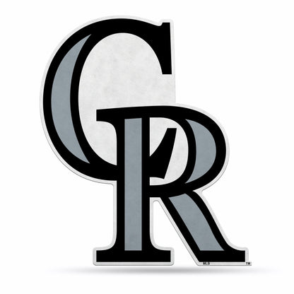 Colorado Rockies Pennant Shape Cut Primary Logo Design
