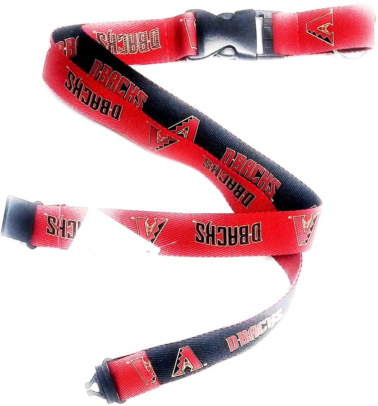 Arizona Diamondbacks Lanyard Keychain Double Sided Breakaway Safety Design Adult 18 Inch