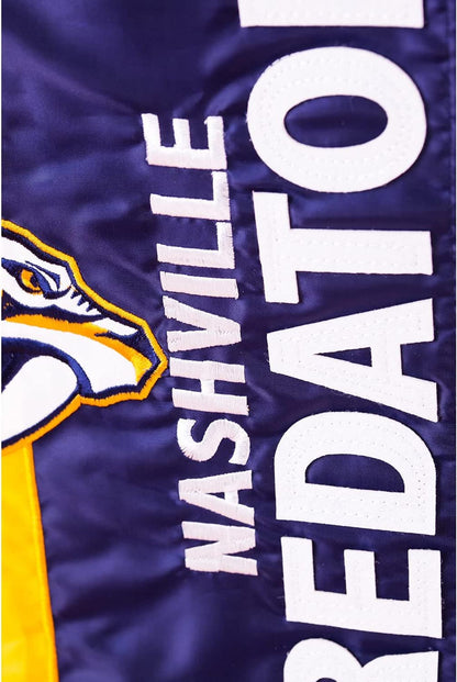 Nashville Predators Premium Garden Flag Banner Double Sided 12.5x18 Inch Embroidered Applique