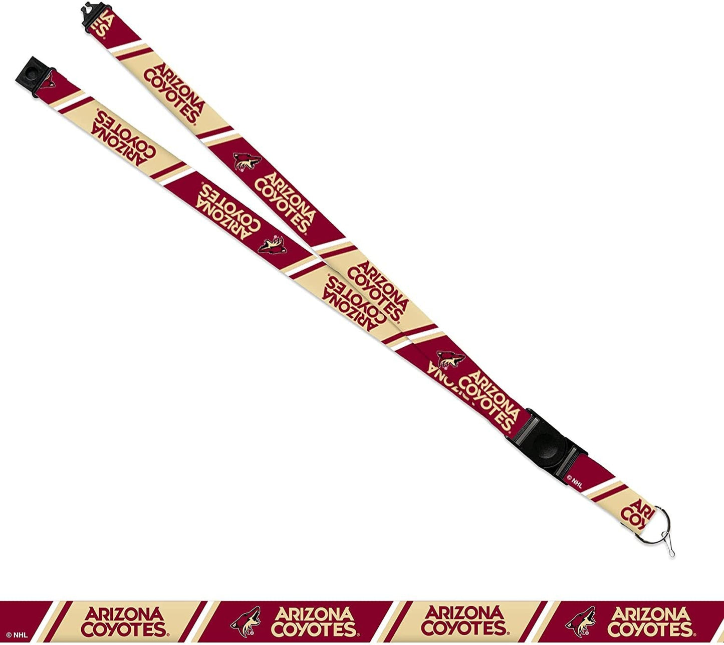 Arizona Coyotes Lanyard Keychain Safety Breakaway Double Sided