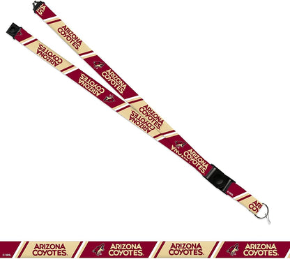 Arizona Coyotes Lanyard Keychain Safety Breakaway Double Sided