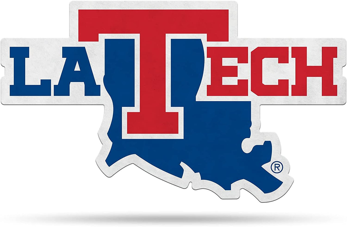 Louisiana Tech Bulldogs Primary Logo Shape Cut Pennant, 18 Inch