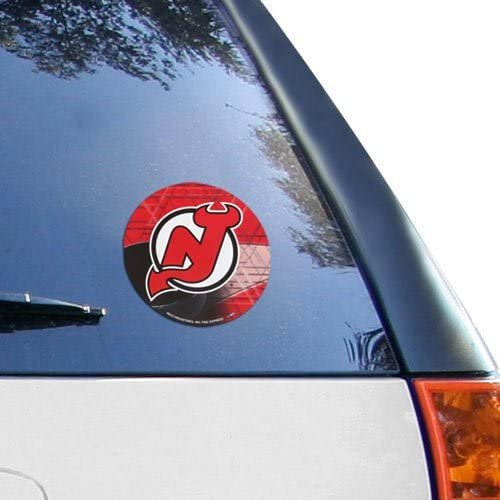New Jersey Devils 4 Inch Round Vinyl Decal Sticker