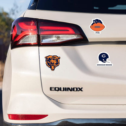 Montana State University Bobcats 3-Piece Retro Decal Sticker Sheet, Die Cut, Clear Backing, 3x12 Inch
