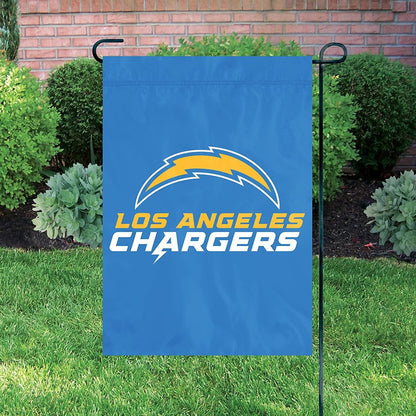 Los Angeles Chargers Premium Garden Flag Banner Embroidered Applique 12x18 Inches