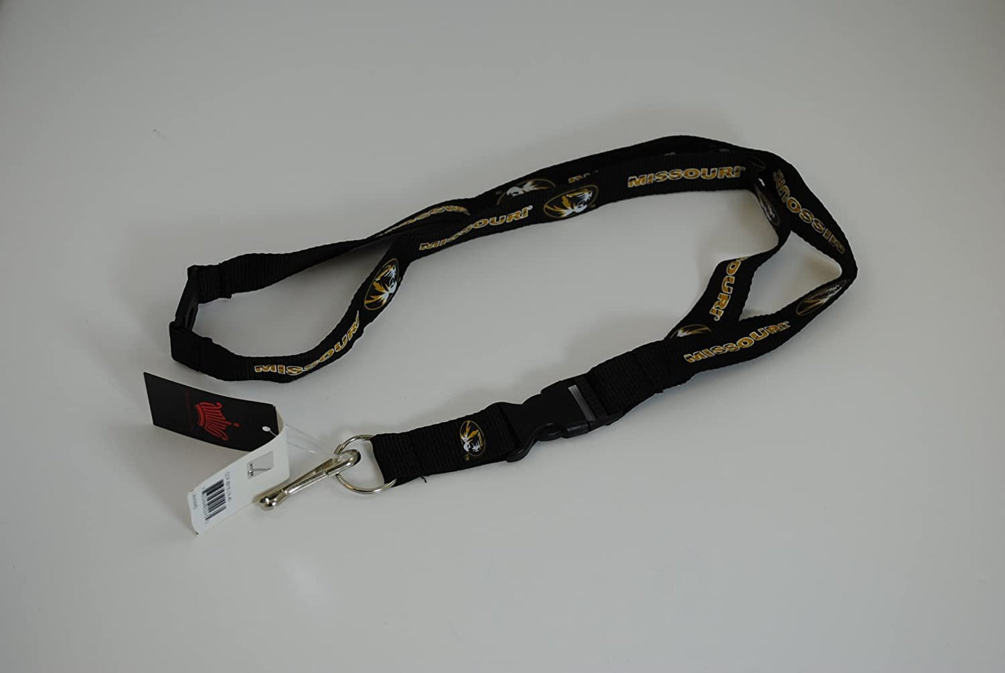 University of Missouri Tigers Lanyard Keychain Breakaway Safety Design Adult 18 Inch