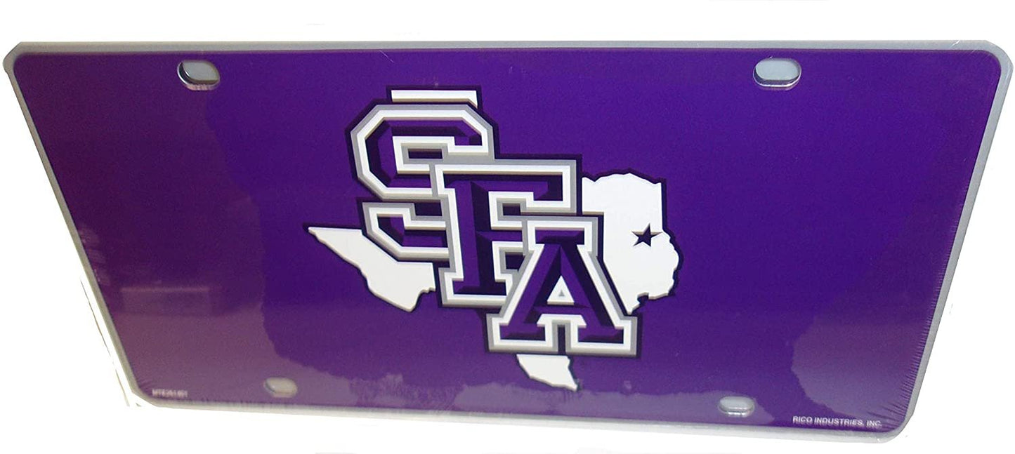 Stephen F Austin University Lumberjacks Metal Auto Tag License Plate, Alternate Design, 6x12 Inch
