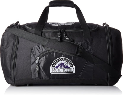 Colorado Rockies Premium Duffel Bag, Roadblock Design, Embroidered Logo, 20 Inch