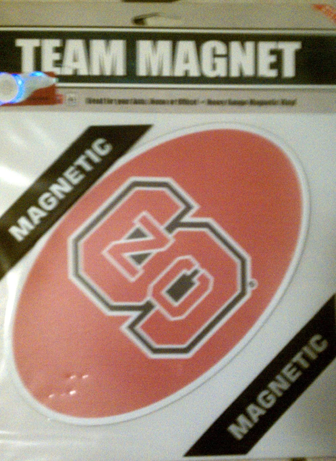 North Carolina State University Wolfpack 8" Vinyl Magnet Oval Heavy Duty