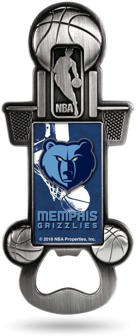 Memphis Grizzlies Party Starter Bottle Opener, Pewter