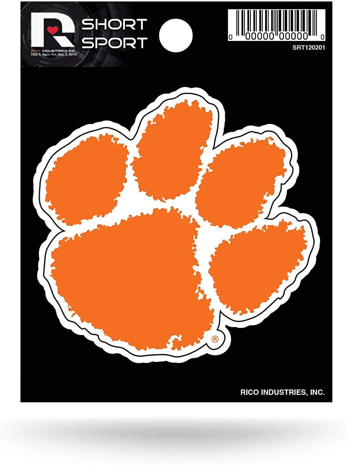 Clemson University Tigers 3 Inch Decal Sticker Flat Vinyl Die Cut