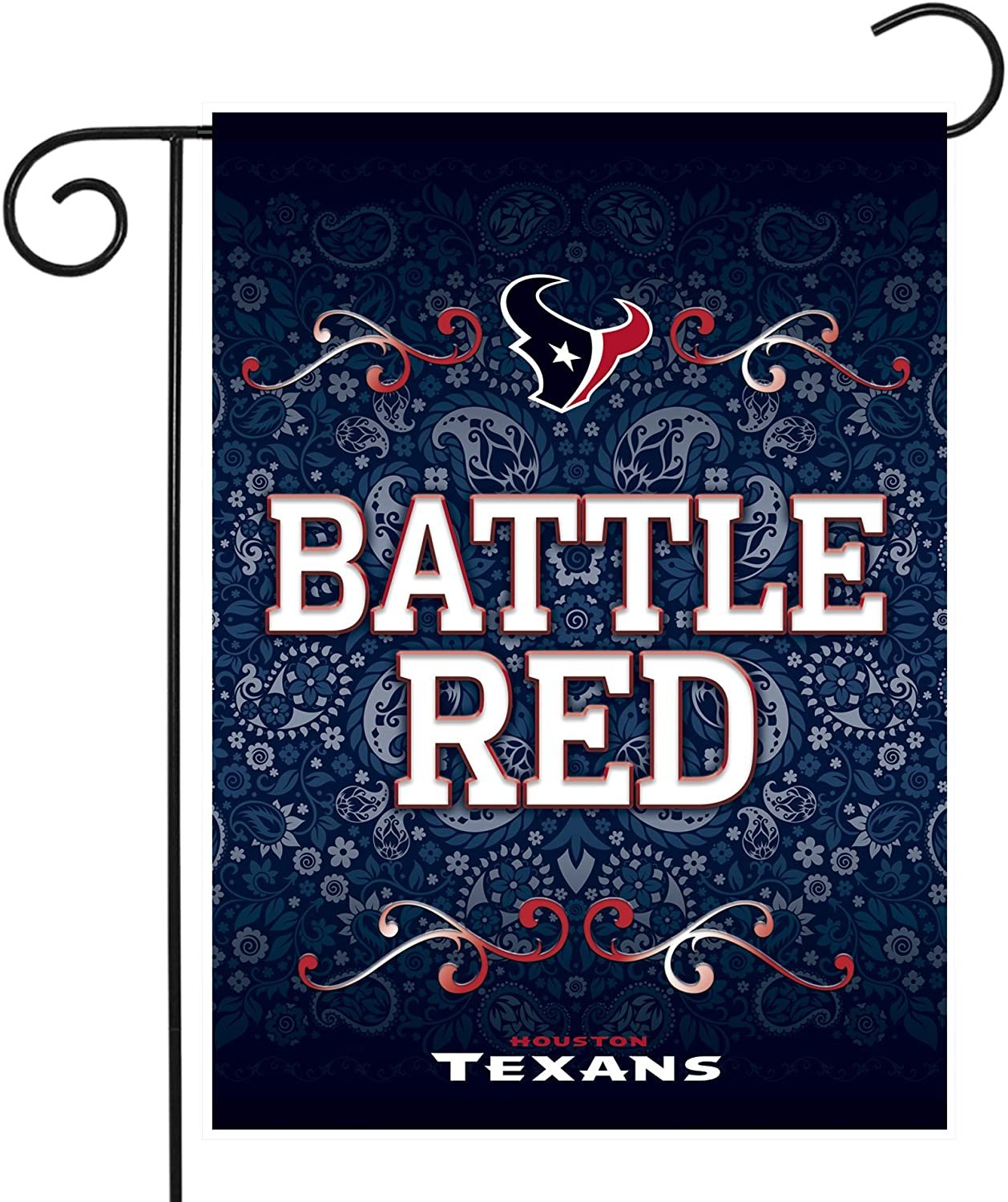 Houston Texans Premium Double Sided Garden Flag Banner, 13x18 Inch, Display Pole Sold Separately