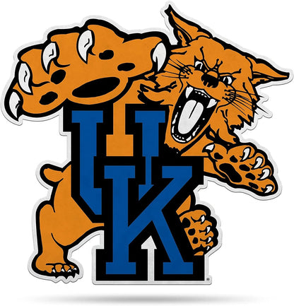 Kentucky Wildcats Shape Cut Mascot Pennant 18 Inch - Home, Living Room, Bedroom, Mancave Decor - Soft Felt Material - Made