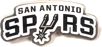 San Antonio Spurs Premium Metal Pin, Lapel Hat Tie, Push Pin Backing