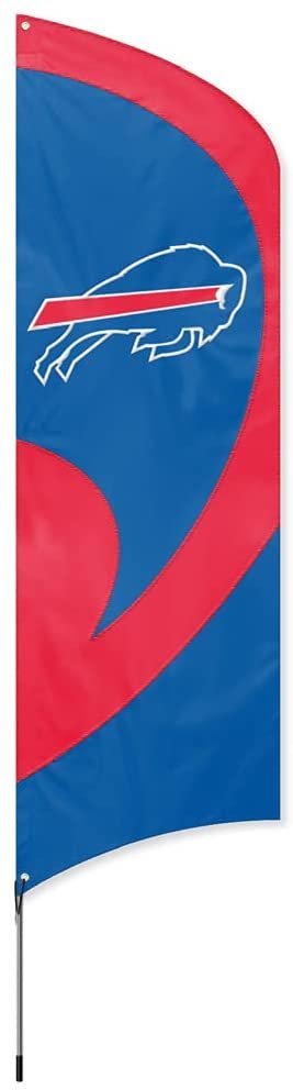 Buffalo Bills Tall Team Flag Tailgating Flag Kit 8.5 x 2.5 feet with Pole