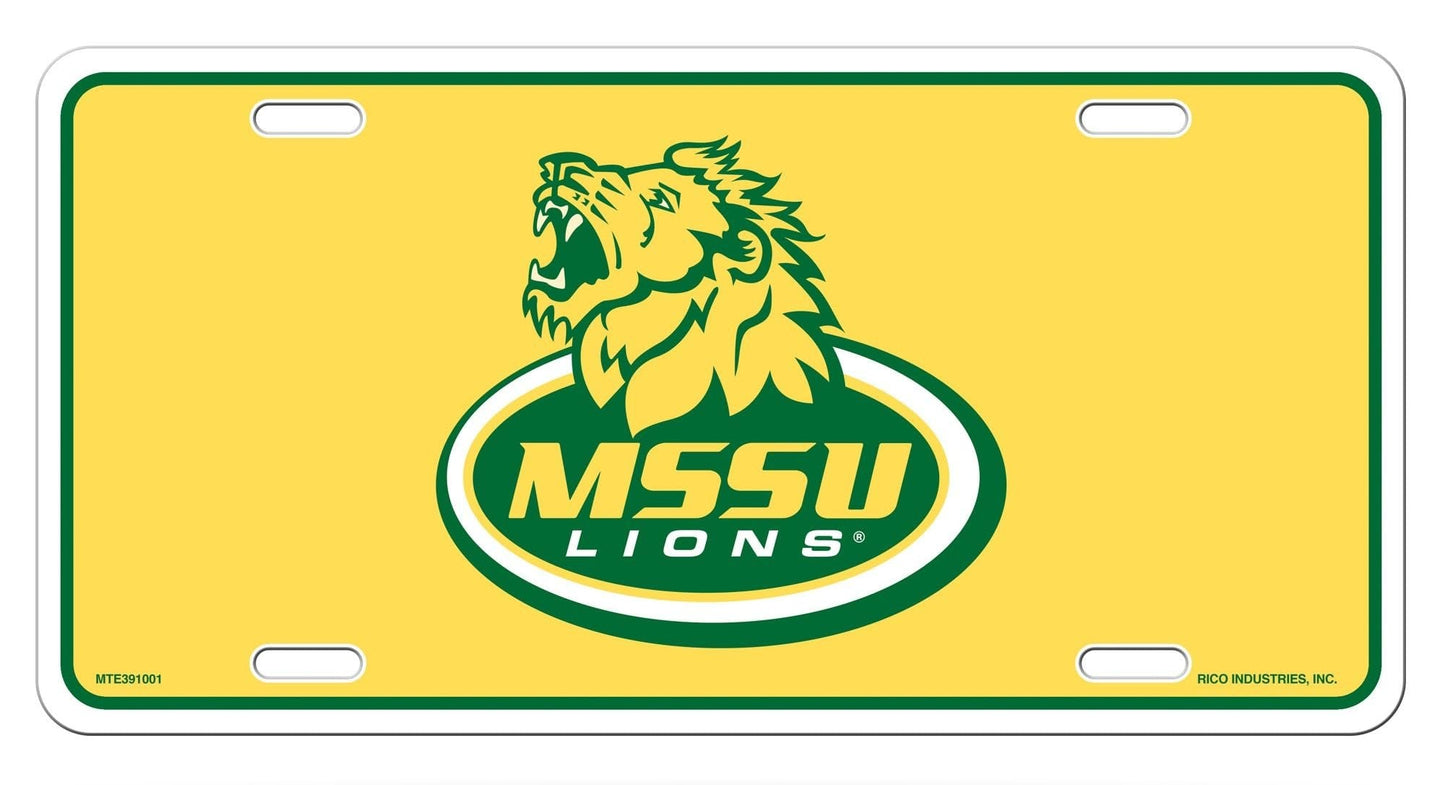 Missouri Southern State University Lions Premium Metal Tag Auto License Plate, Novelty, 12x6 Inch