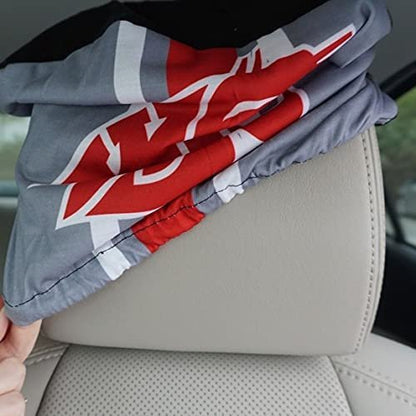Kansas City Royals Premium Pair of Auto Head Rest Covers, Full Color Printed, Elastic, 10x14 Inch