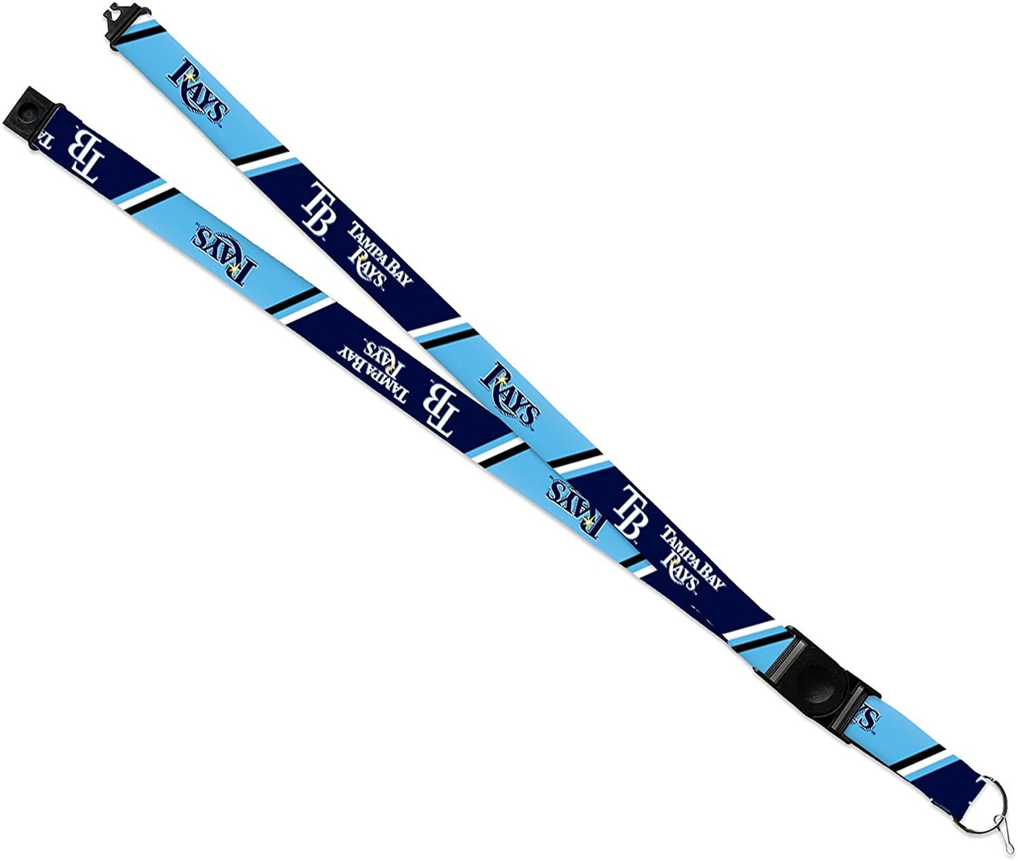 Tampa Bay Rays Lanyard Keychain Double Sided Breakaway Safety Design Adult 18 Inch