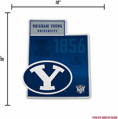 Brigham Young University BYU Cougars Pennant State Shape 18 Inch Soft Felt Brigham Young University