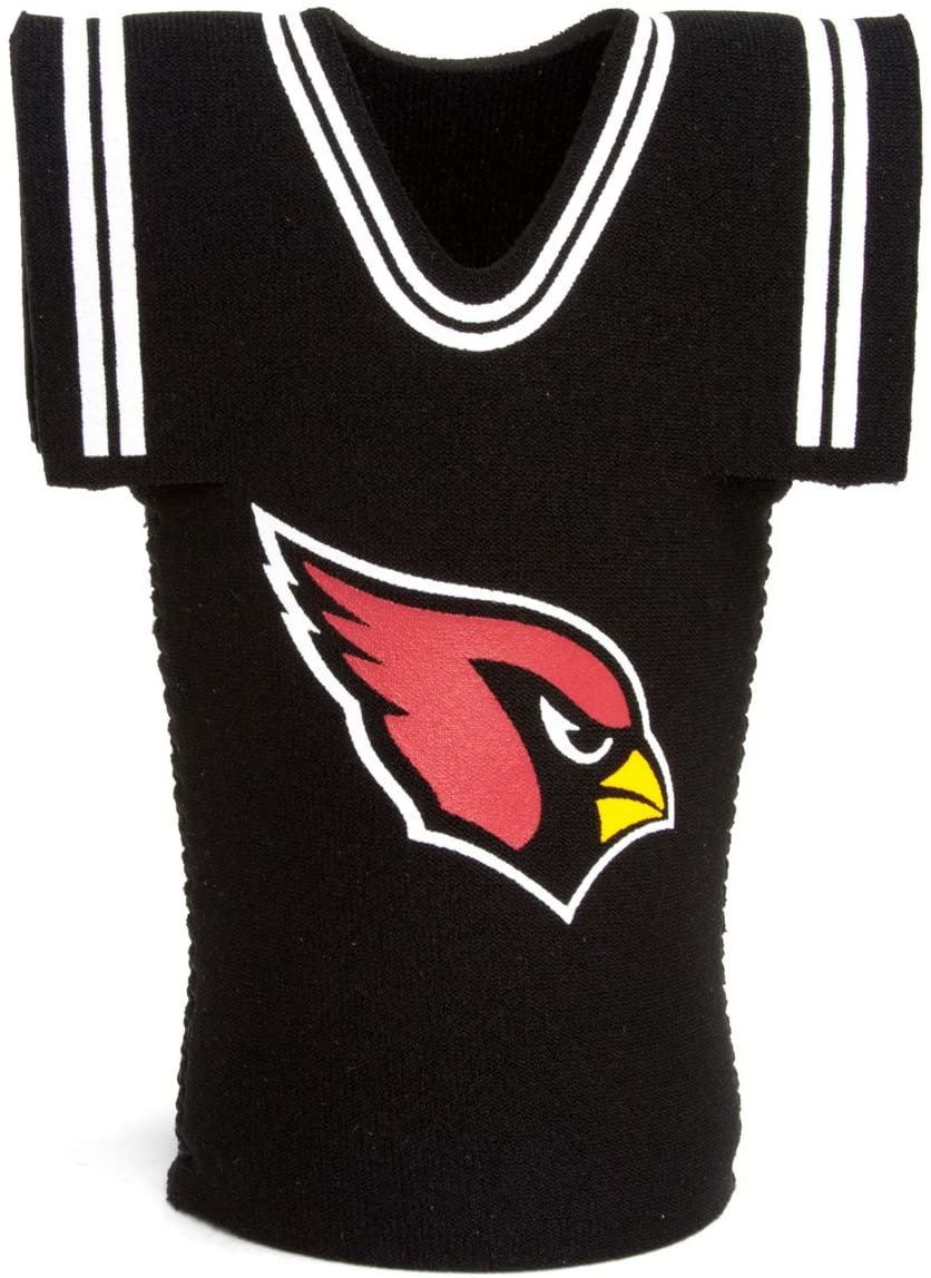 Arizona Cardinals 12oz Bottle Beverage Insulator Holder Cooler, Jersey Design