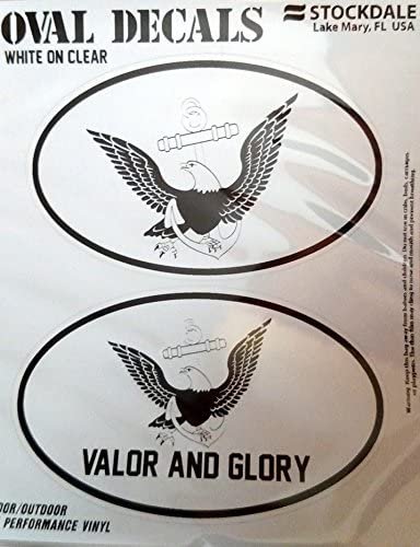 Navy 2-Pack Euro Style Oval Home Auto Decals Sticker United States US Military