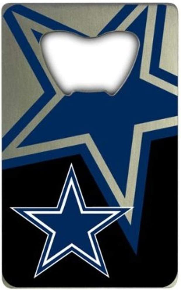Dallas Cowboys Heavy Duty Metal Bottle Opener Credit Card Size 2 x 3.25 Inch
