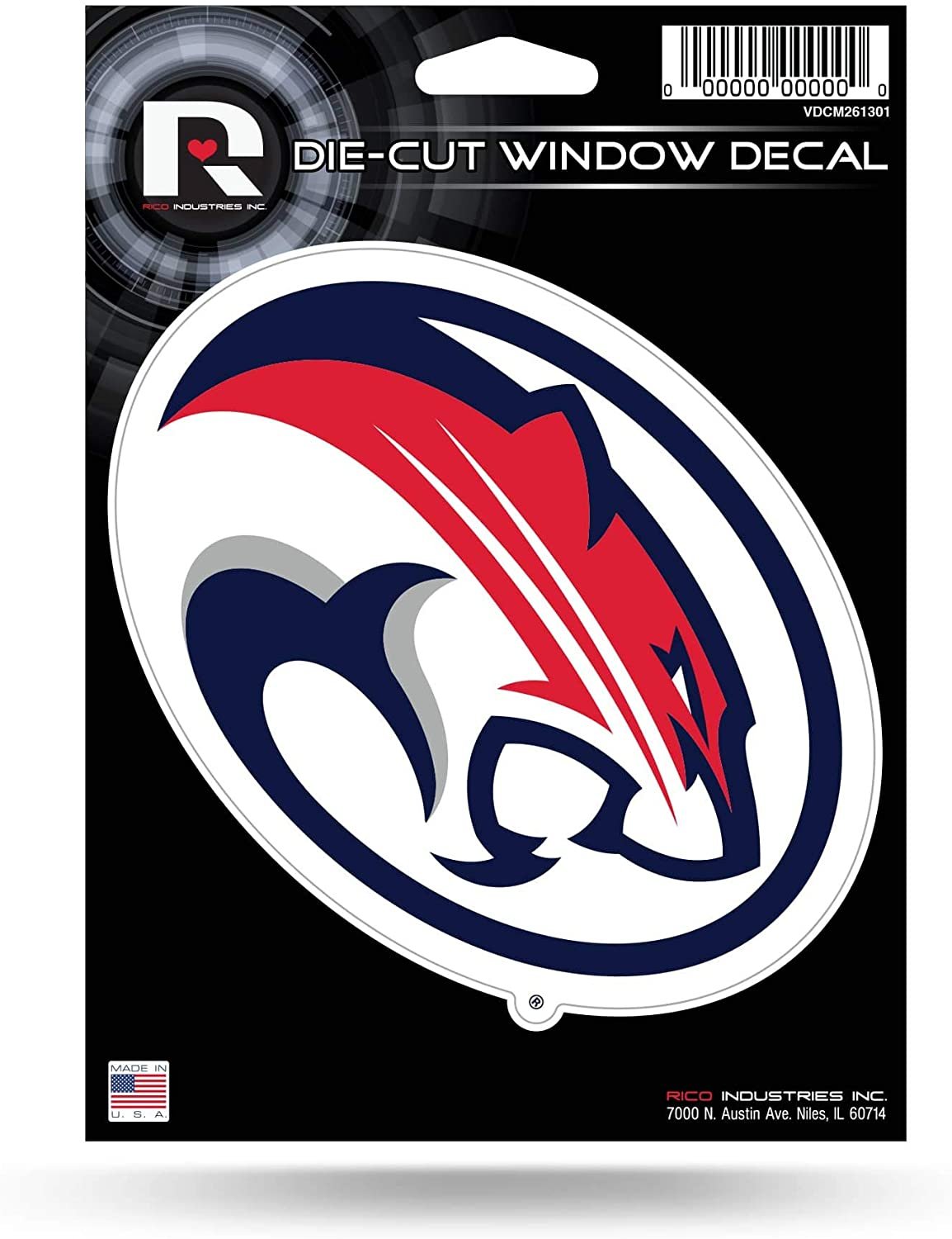 University of Houston Cougars 5 Inch Decal Sticker Flat Vinyl Die Cut