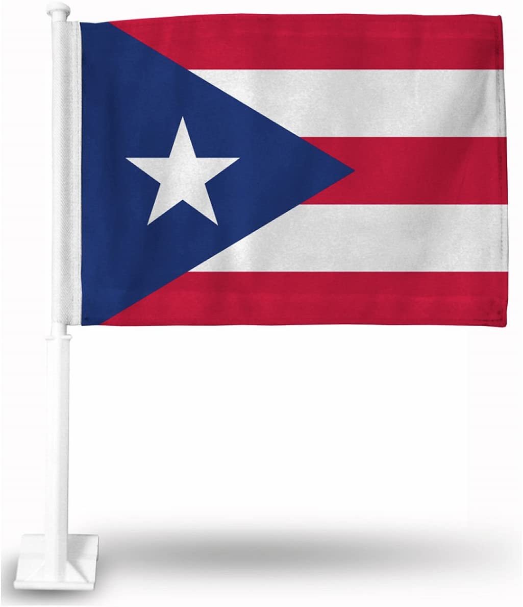 Rico Puerto National Team Country Car and World Soccer Auto Flag