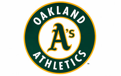 Oakland Athletics A's Jumbo Static Cling Decal Sticker, 11 Inch, Home or Auto Use, Reusuable Peel and Stick Application to any Flat Clean Surface, Officially Licensed