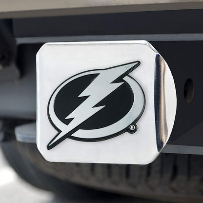 Tampa Bay Lightning Hitch Cover Solid Metal with Raised Chrome Metal Emblem 2" Square Type III