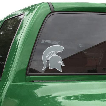 Michigan State University Spartans 8 Inch Perforated Auto Window Film Decal One-Way Vision Exterior Application