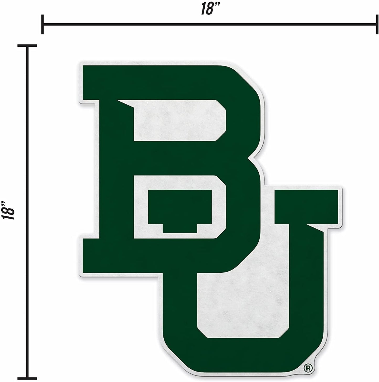 Baylor Bears Primary Logo Shape Cut Pennant, 18 Inch