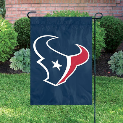 Houston Texans Premium Garden Flag Banner, 12.5x18 Inch, Embroidered Applique, Nylon