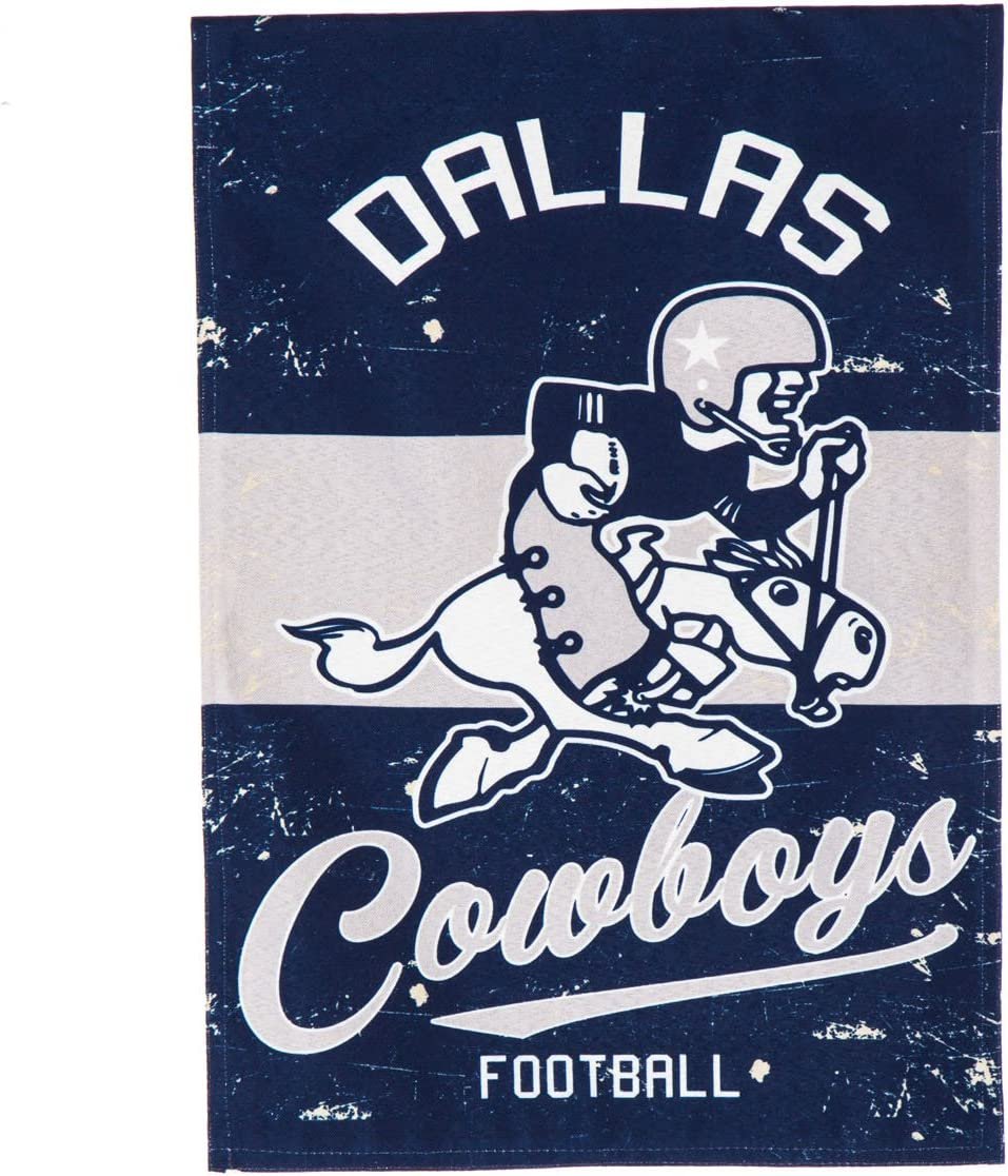 Dallas Cowboys Premium Double Sided Banner Flag 28x44 Inch Vintage Logo Design Indoor Outdoor