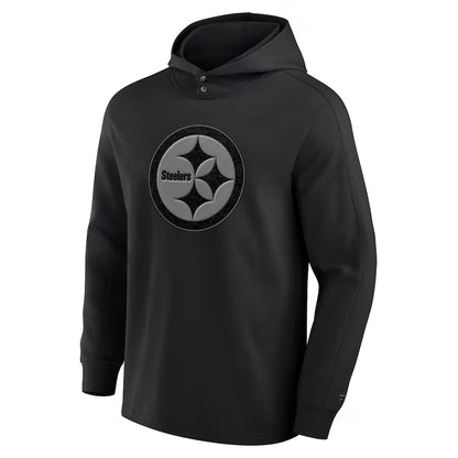 Pittsburgh Steelers Black Elements Pace Hoodie – Fanatics NFL Fleece Pullover