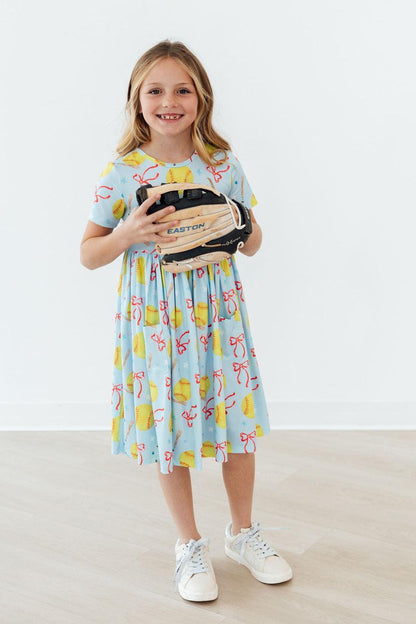 SALE Softball Sweetie S/S Pocket Twirl Dress