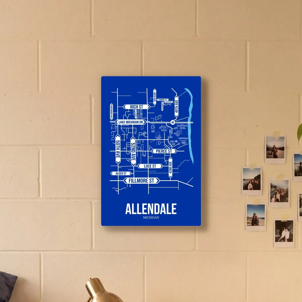 Allendale, Michigan street map