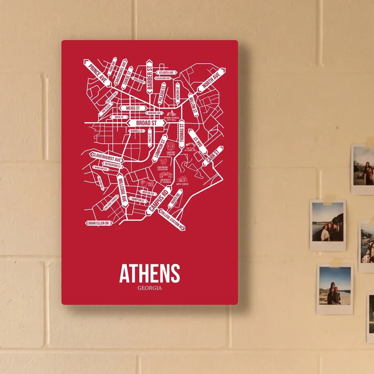 Athens, Georgia street map