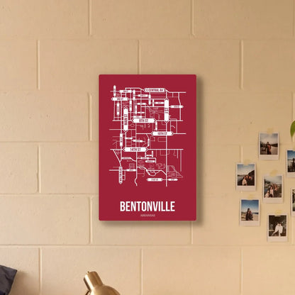 Bentonville, Arkansas street map