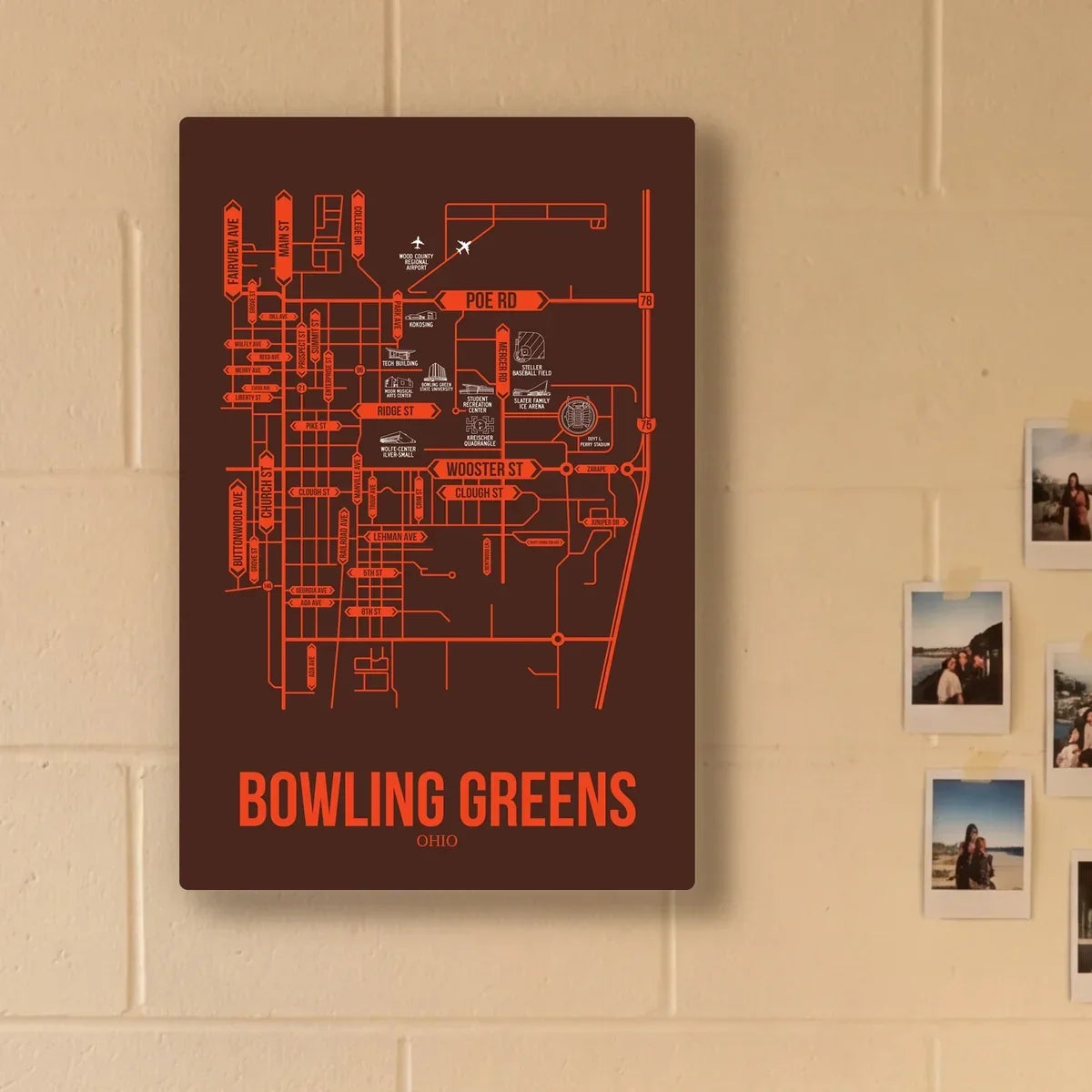 Bowling Green, Ohio street map
