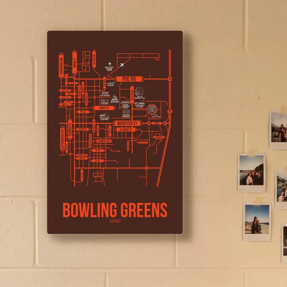 Bowling Green, Ohio street map