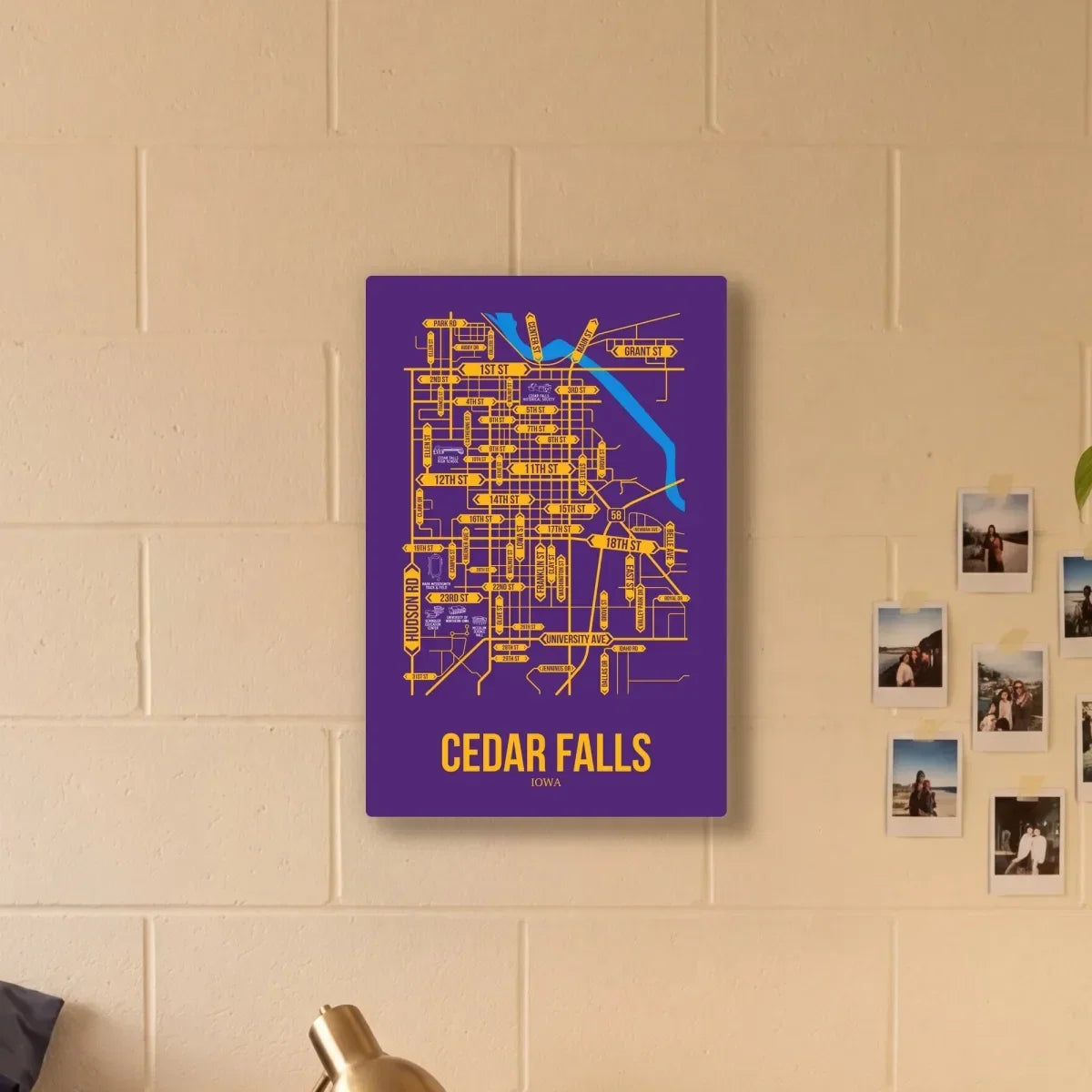 Cedar Falls, Iowa street map