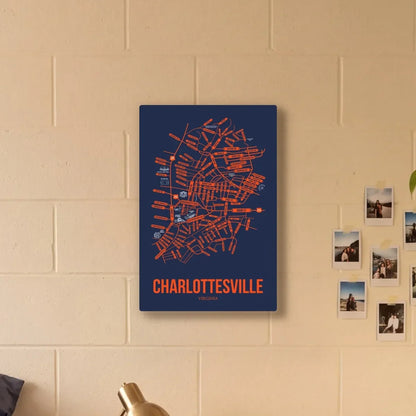 Charlottesville, Virginia street map