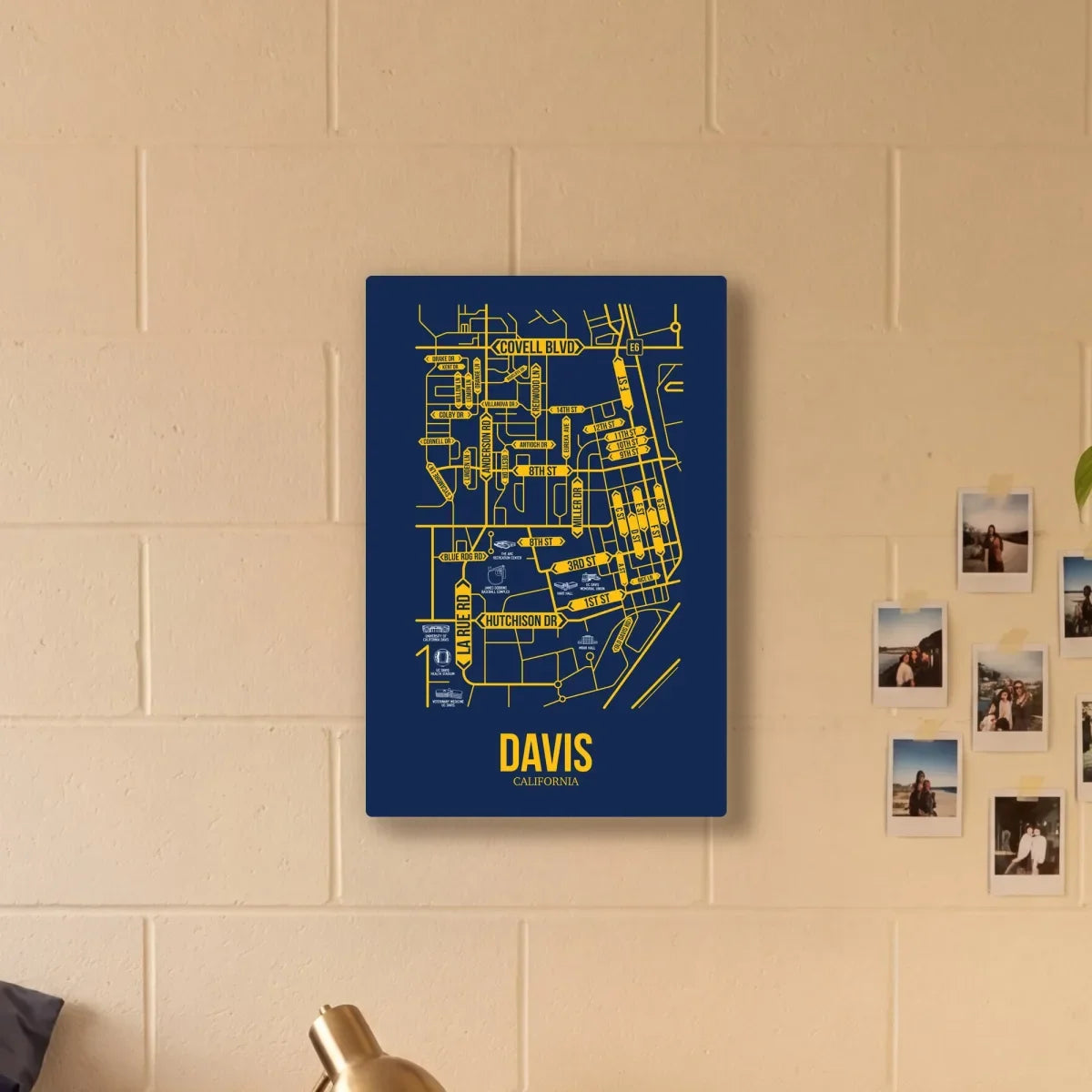 Davis, California street map
