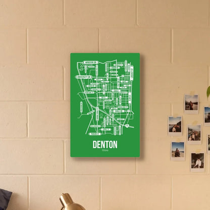 Denton, Texas street map