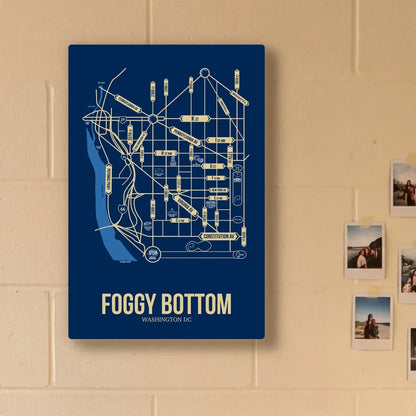 Foggy Bottom, Washington DC street map