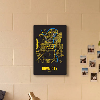 Iowa City, Iowa street map